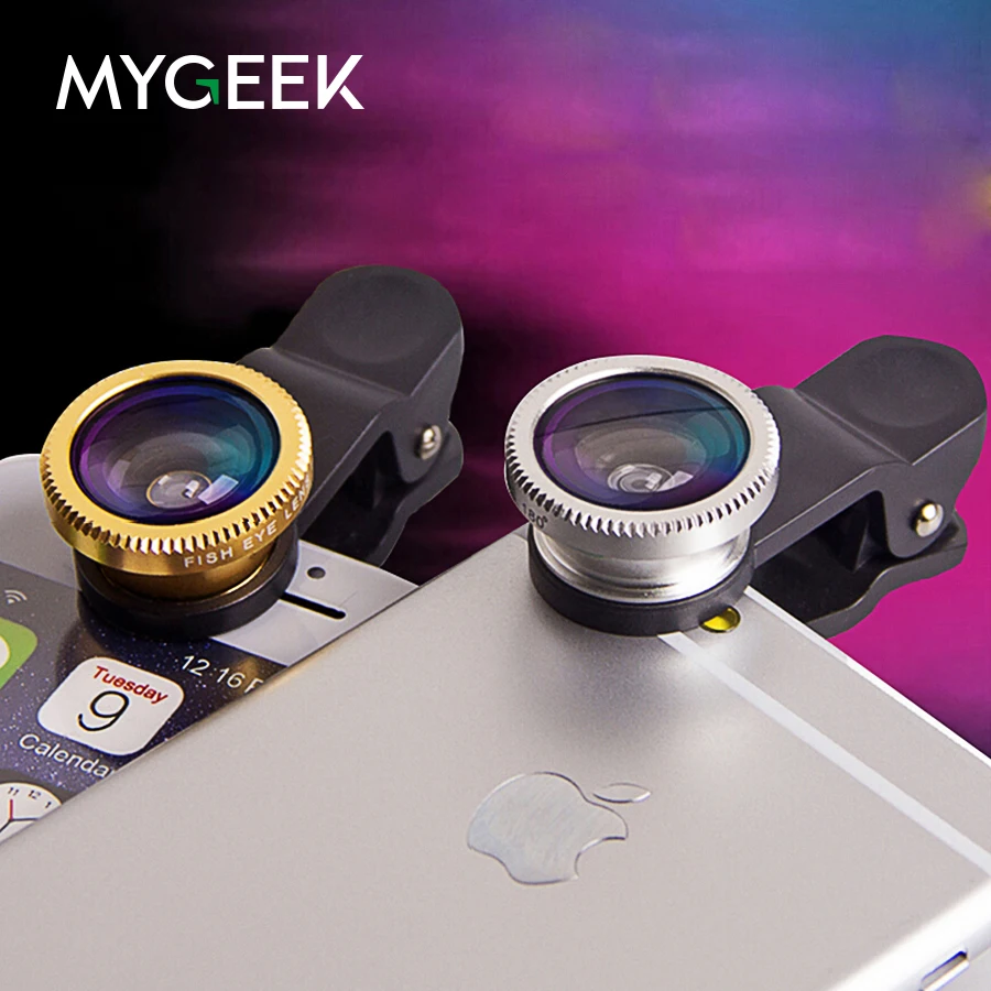 3 in 1 Fish eye Lens selfie Wide Angle mobile phone fisheye Lenses For