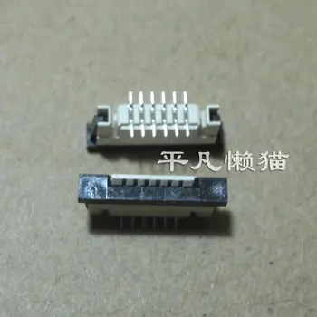 

FPC 6 pin 1.0MM pitch vertical socket with lock notebook boot keyboard touchpad