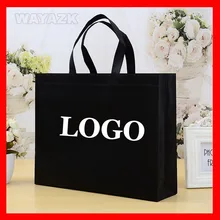 100 шт./лот) Персонализированная Заказная сумка для покупок с логотипом с вашим собственным логотипом бренда, напечатанным для продвижения