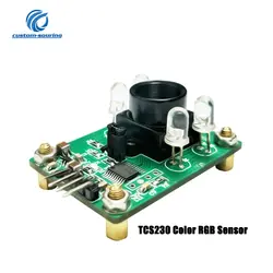 TCS230 RGB Цвет Сенсор TCS3200 распознавание цвета Сенсор модуль Serial выход с CH340G USB к ttl модуль