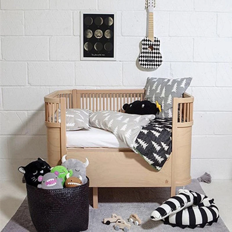 Кровать для новорожденных бампер Хлопок мультяшный чехол бортики для кроватки детские игрушки Детская Кроватка Забор детские постельные принадлежности декор комнаты