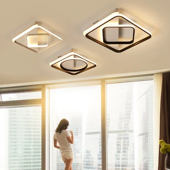 

New Design white Acrylic Modern Led Ceiling Lights For Living Room Bedroom Home Lighting Led Ceiling Lamp IndoorLighting fixture