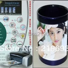 50 компл./лот без стоимости доставки, не нужен лак или покрытие масла, A4 размер пленка прозрачная водная скользящая бумага