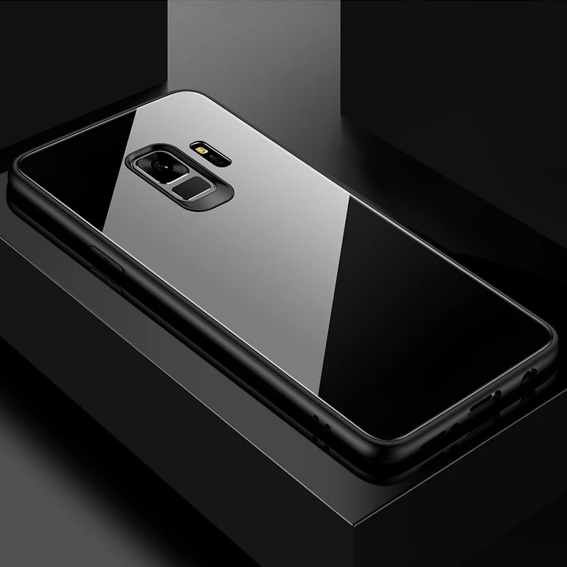 Стеклянная крышка YUETUO чехол для samsung galaxy s10 s8 s9 plus s10e s 8 9 10 e s10plus s8plus s9plus