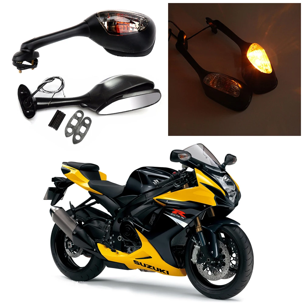 For Suzuki GSXR Motorcycle Rearview Side Mirrors for Suzuki GSXR 600
