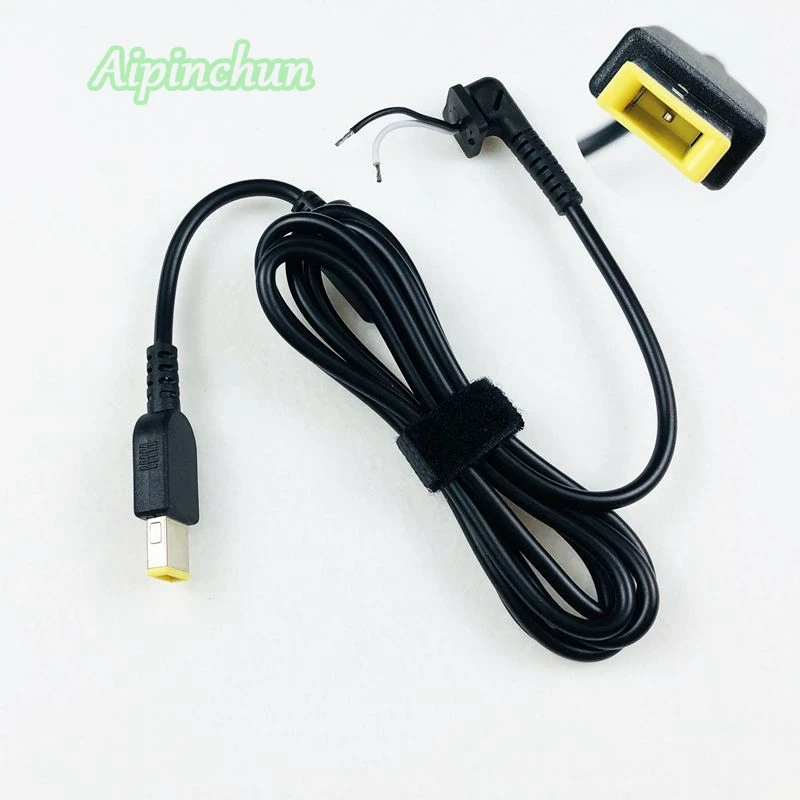

DC Tip Plug Connector Cord power Cable For Lenovo IdeaPad Yoga 13 Square Connector Charger Laptop adapter pc cable notebook