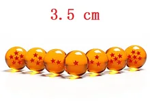 3.5 cm 1 Piece Dragon Ball 1 2 3 4 5 6 7 Stars Plastic Balls Japan Anime action figure toys Crystal ball Gift for Children
