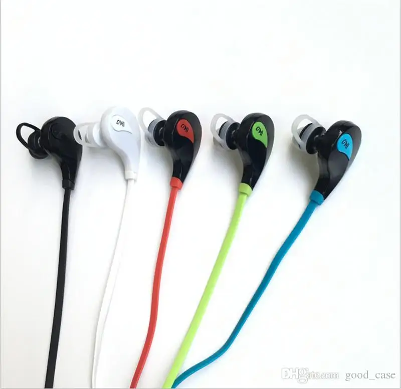 QY7 wireless Bluetoooth 4.1 sports earphone headphone Neckband headset Noise Cancelling QY7 Running earphones microphone for iphone 8 plus
