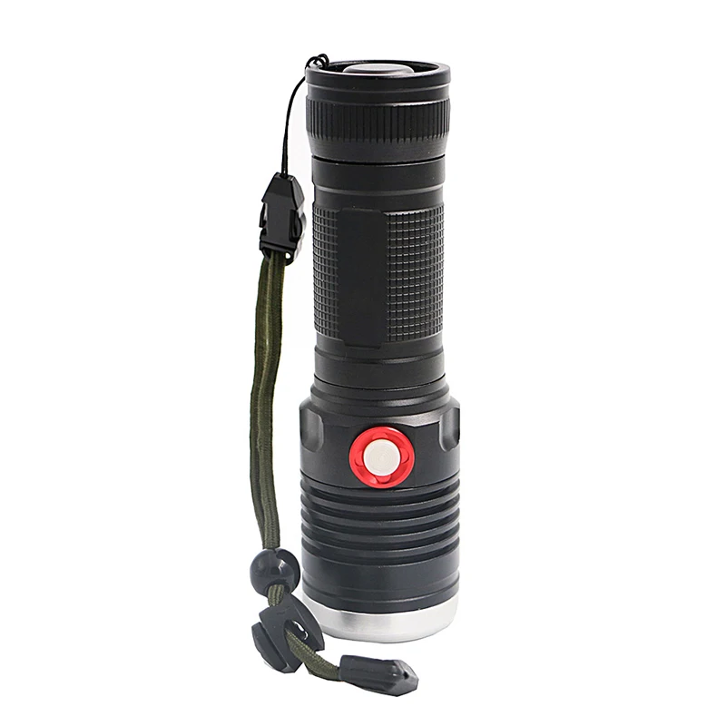 

3 Mode USB Rechargeable T6 LED 26650 Zoom Torch Flashlight Camping Lamp Aluminum