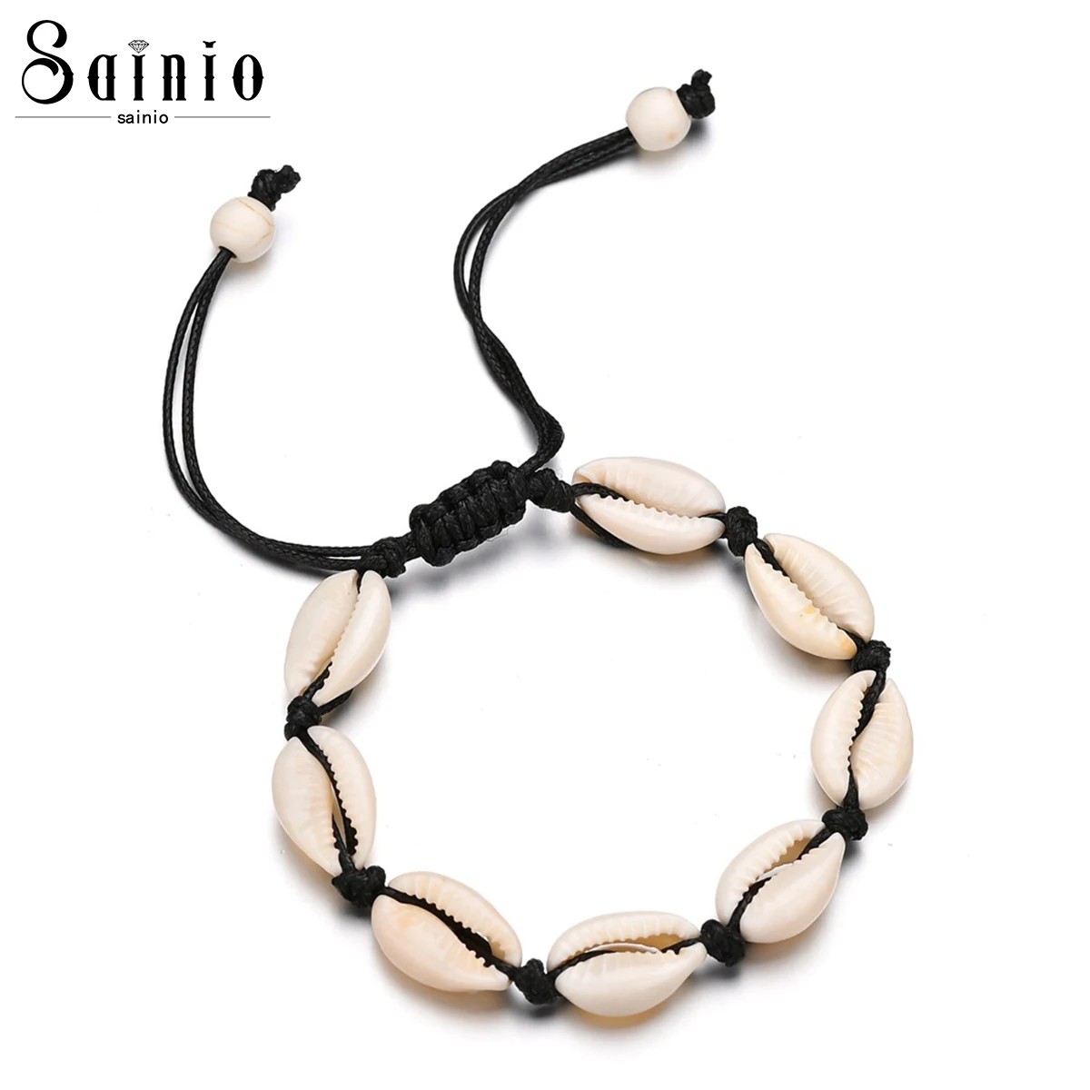

New Women Bohemia Sea Shells Rope Chain Bracelet Adjustable Simple Bracelets & Bangles for Women Girls Boho Beach Jewelry