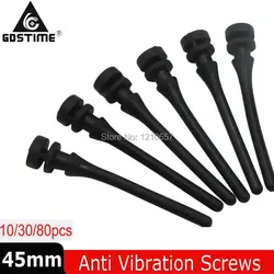 Rivets à vis en caoutchouc PC, 10/30 pièces, 45mm, ventilateur d'absorption du bruit, montage Anti Vibration, vis en Silicone, équipement de réduction du bruit 