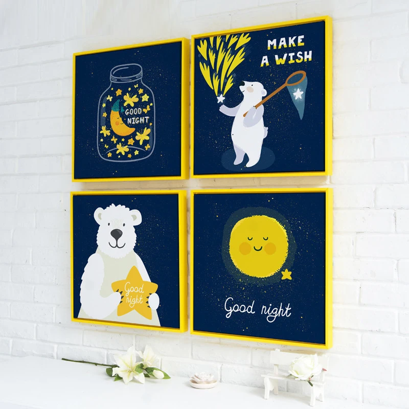  EECAMAI DIY 5D Diamond Painting Full Drill Bedroom Cartoon Children's Bedroom Drill Cross Stitch Di - 32892094210