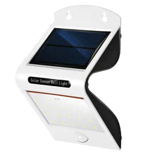 20+ 2 светодиодный датчик движения PIR на солнечной энергии настенный светильник Открытый водонепроницаемый энергосберегающий уличный садовый светильник безопасности