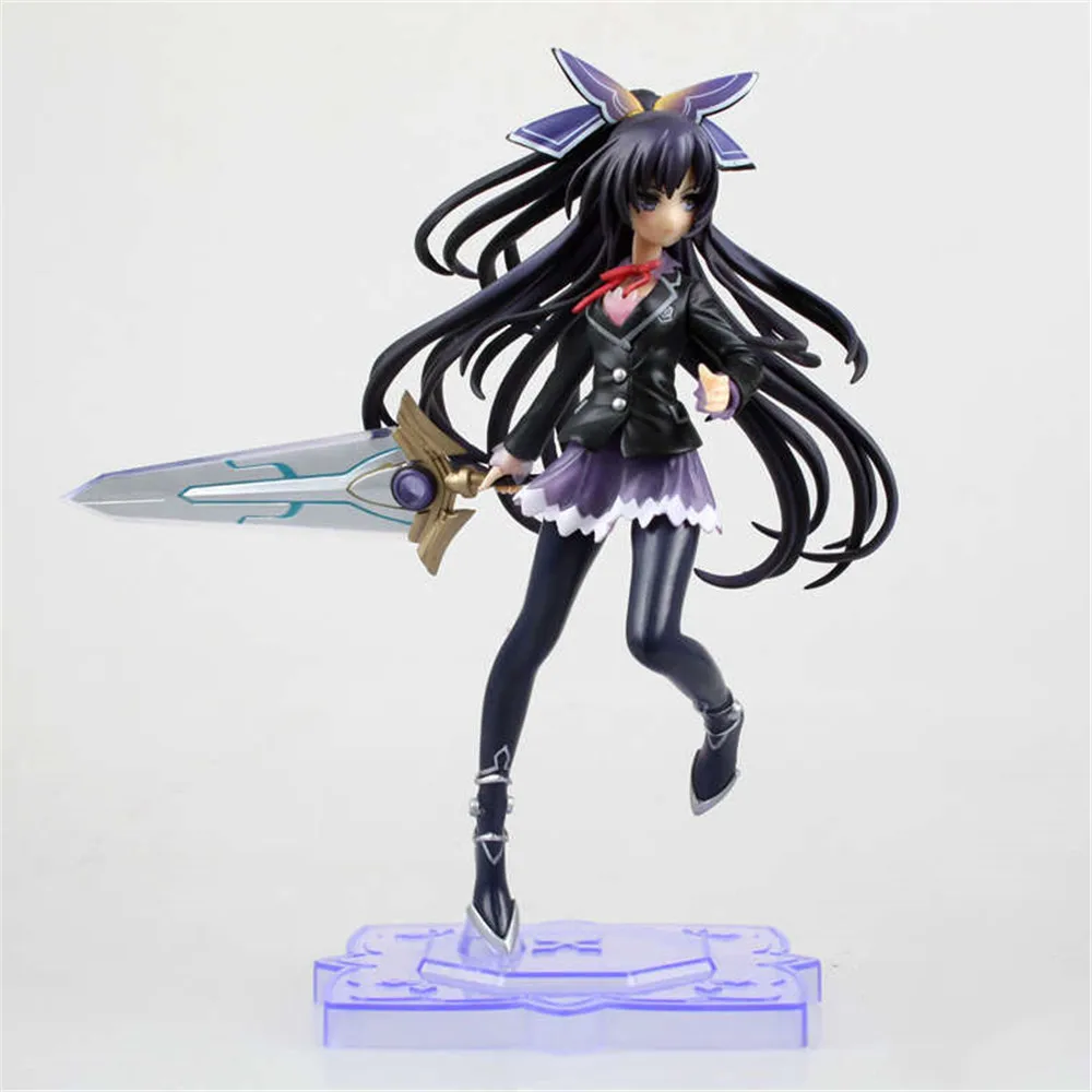 Date A Live Yatogami Tohka Anime Figure Uniform Ver. PVC Hot Toys For Children Figure Action Girl Figma Doll Kids Gift Model PM