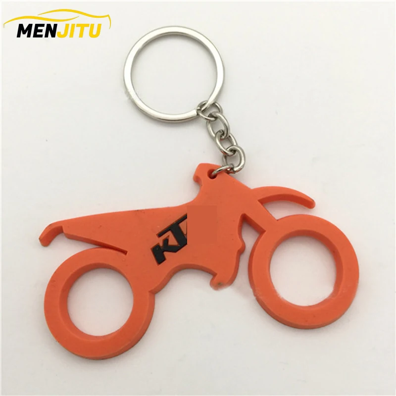 

Motorcycle Keychain Key Chain Curves Keyring Key Fobs motorcycle accessories soft rubber motorbike key ring keychain Keyring