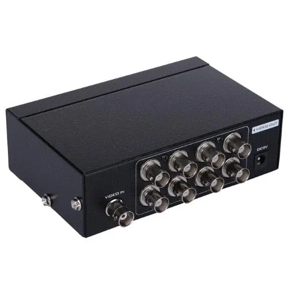  Active BNC video splitter converter CCTV DVR Composite Video 1X4/1X8 Switch Splitter BNC Box with p - 32829482986