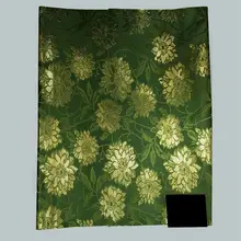 Африканские нигерийские головные аксессуары, зеленый головной убор Sego тюрбан& обертка, sego gele для weding 2 шт./упак. LXL-7-1