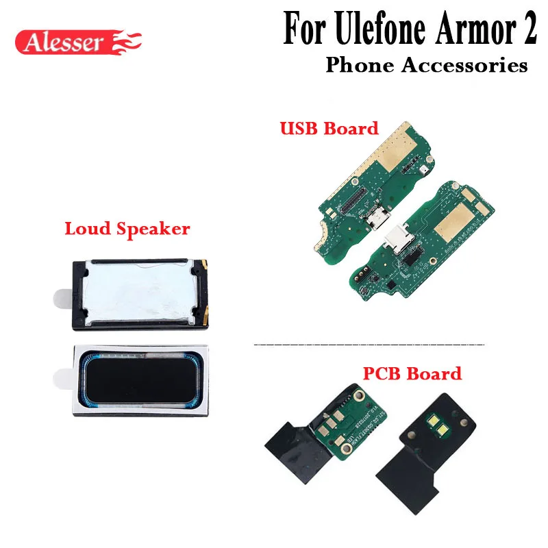 

Alesser For Ulefone Armor 2 USB Plug Charge Board Assembly Fixing Part For Ulefone Armor 2 Loud Speaker