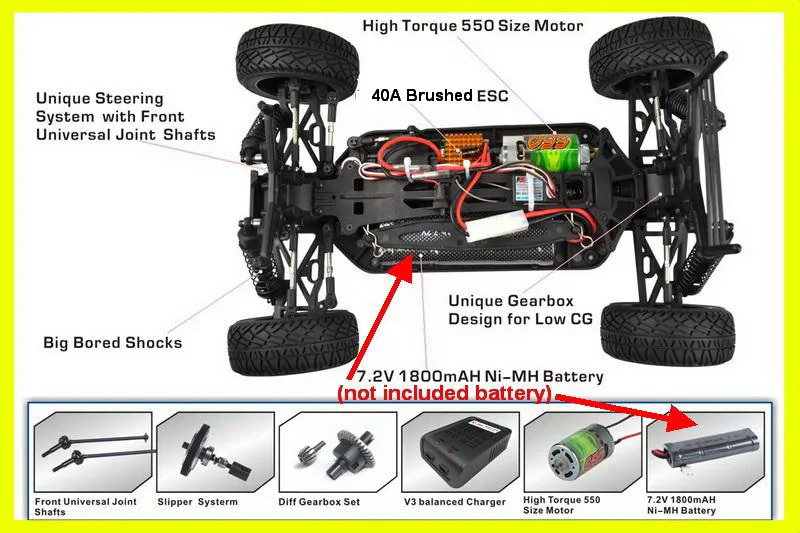 Игрушки для детей VRX Racing RH1027 матовый 1/10 масштаб 4WD Электрический радиоуправляемый ралли автомобиль, аккумулятор и зарядное устройство в комплект не входят