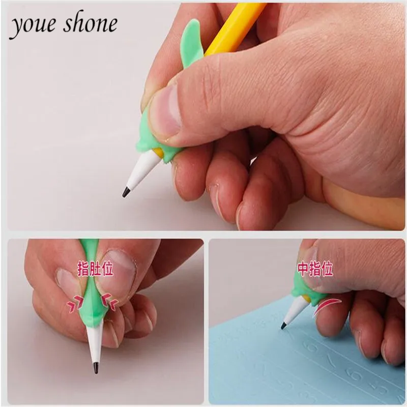 10 adet cocuklar icin ogrenciler kirtasiye kalem tutma durus kavrama egzersiz kalem duzeltme cihazi kalem tutacagi