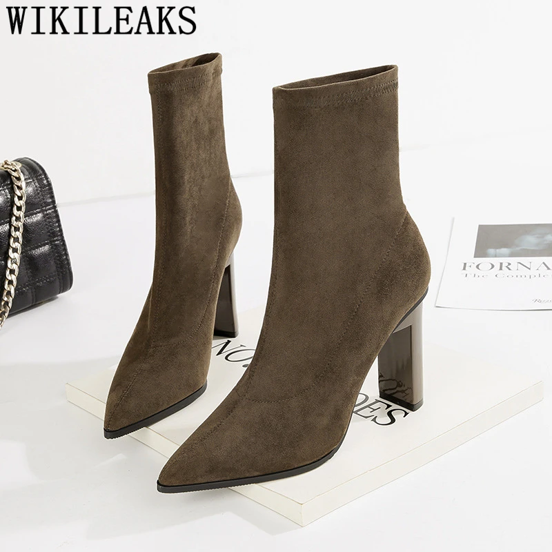 

green boots shoes woman high heels boots women ankle boots for women red boots women botas mujer botines botines mujer 2019