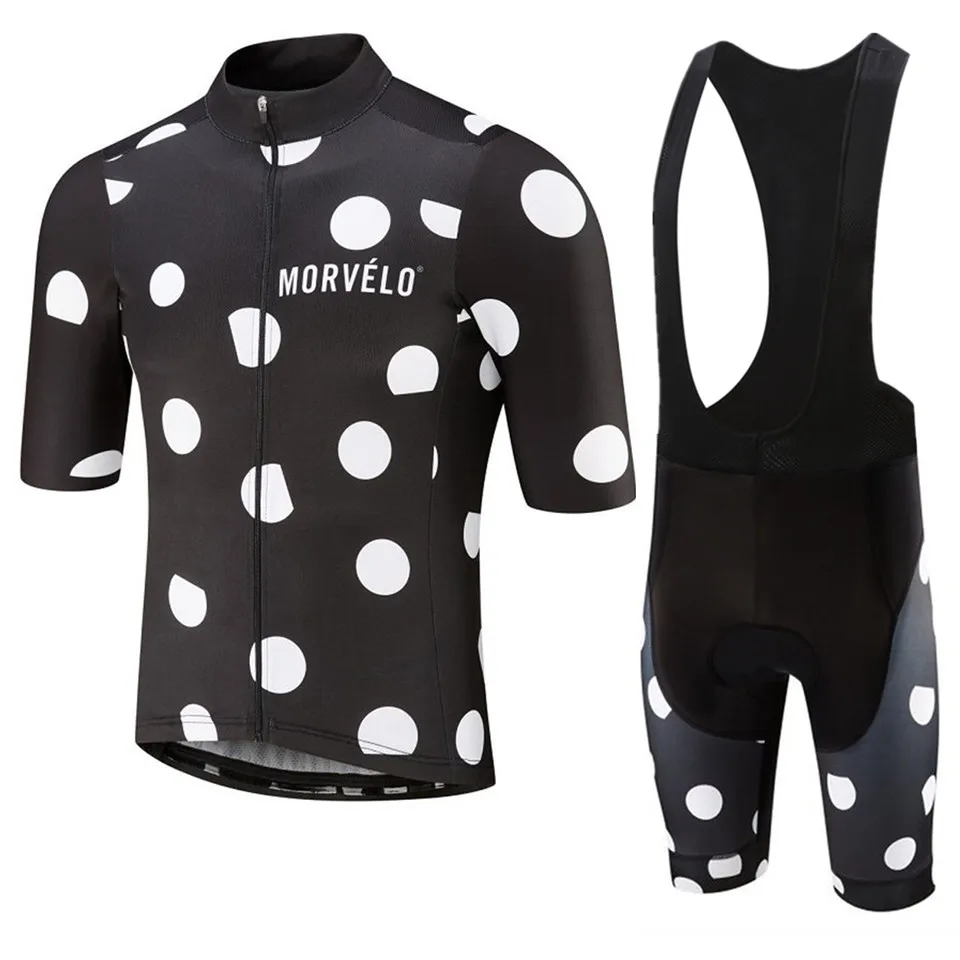 Pro Team Morvelo Велоспорт Комплект из Джерси для езды на велосипеде велосипедный костюм, трико Ropa Ciclismo комплект MTB спортивная одежда