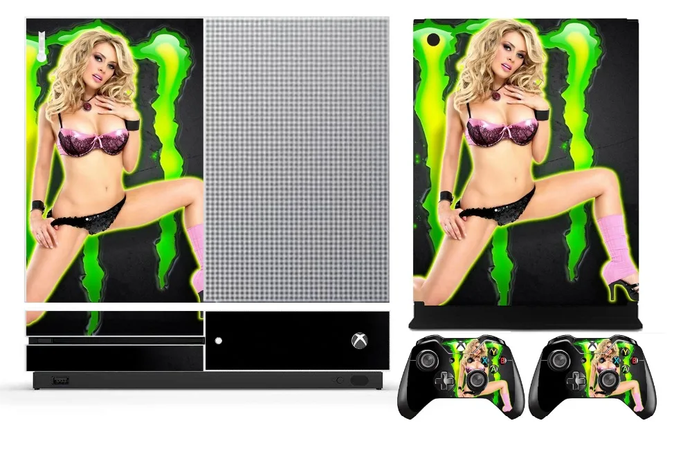 Sexy Women Vinyl Skin Sticker Protector For Microsoft Xbox One S