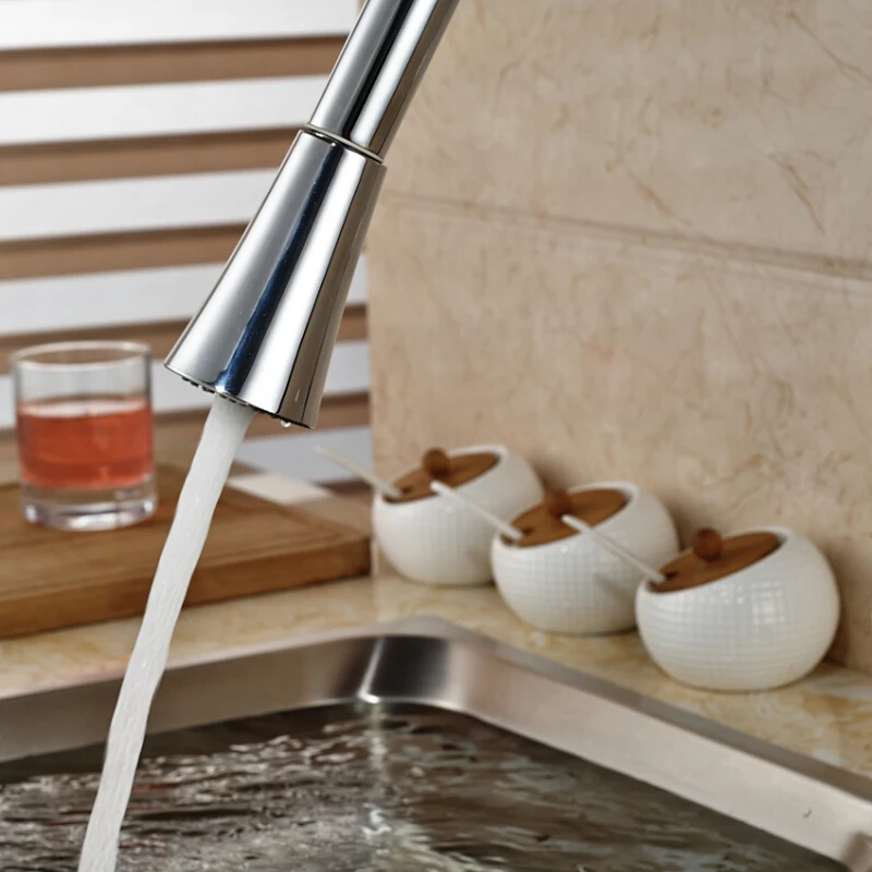Chrome-Finish-Pull-Out-Sprayer-Head-Kitchen-Sink-Faucet-Single-Handle-Mixer-Taps-Kitchen-Faucet-Taps (4)
