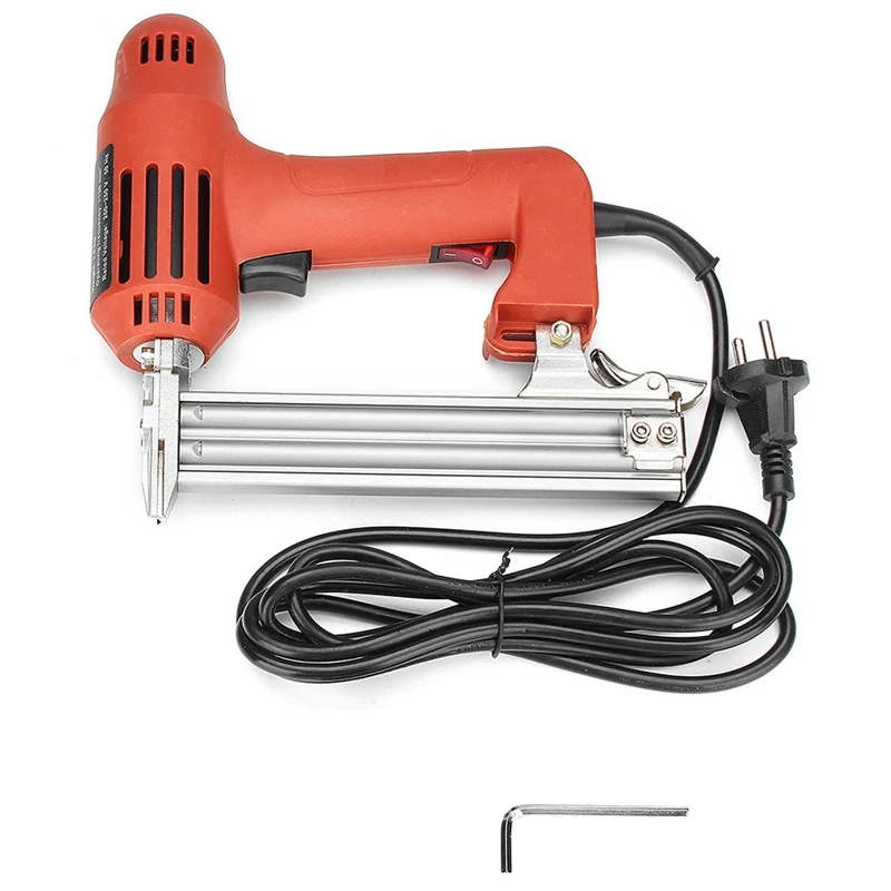 

Electric Nailer 10-30Mm 220V 1800W Straight Nail Staple Woodworking Tool Light Weight Portable 60/Min Firing Speed Rate Eu Plu