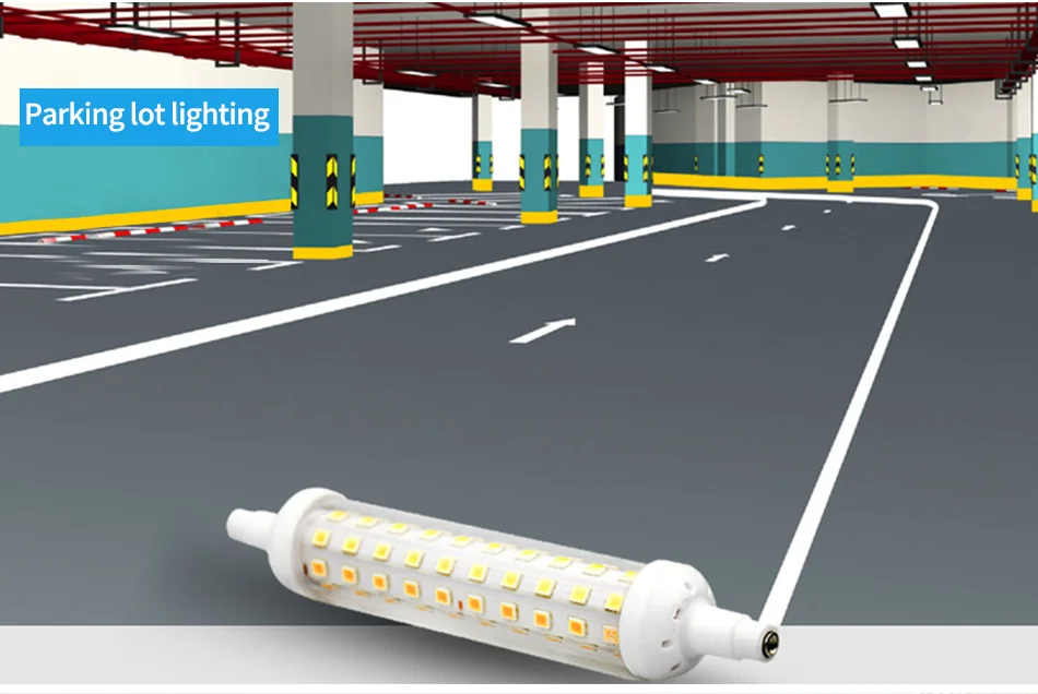 С регулируемой яркостью R7S светодиодный светильник J78 J118 SMD 2835 Светодиодная лампа 4 Вт 6 Вт 8 Вт 9 Вт Светодиодная заменяемая лампа галогенная лампа 78 мм 118 мм лампада AC 220 V 110 V