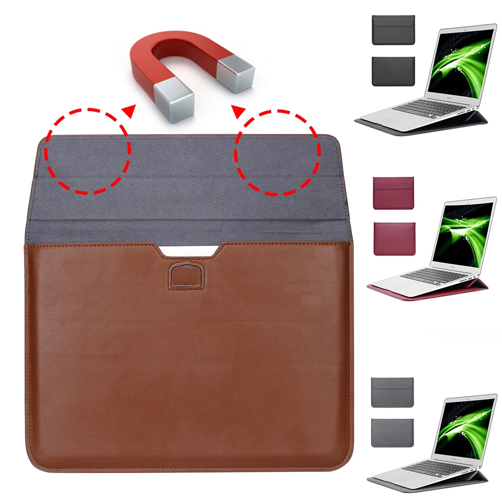 SDYGHHT кожаный защитный чехол для Macbook Air 13 Pro Retina 12 15 ноутбука new A1932 подставка|Сумки и