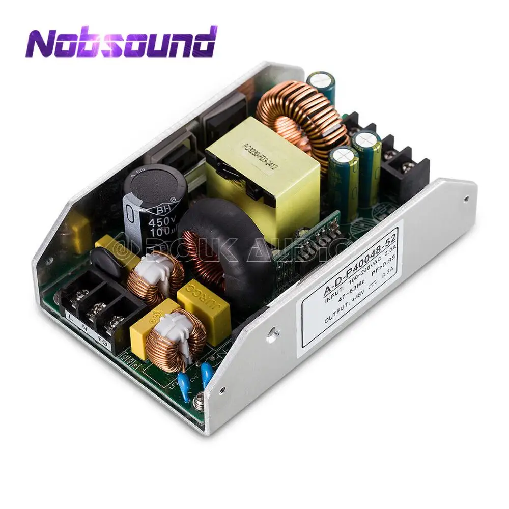 Nobsound Hi Fi 400 Вт импульсный источник питания (SMPS) 48 В/8 3 а с PFC для цифрового усилителя