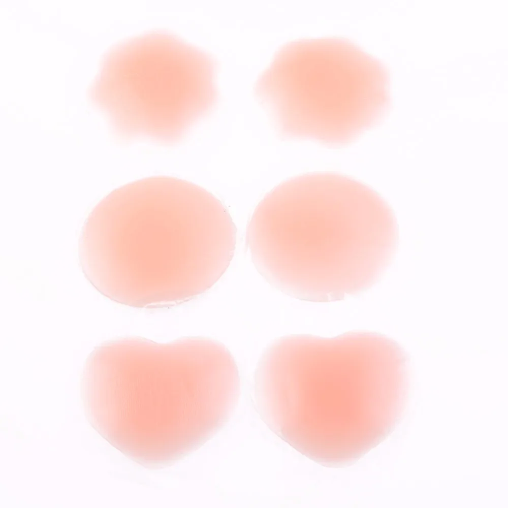 

Reusable Self-Adhesive Silicone Fashion Full Breast Nipple Cover Bra Pasties Pad #J