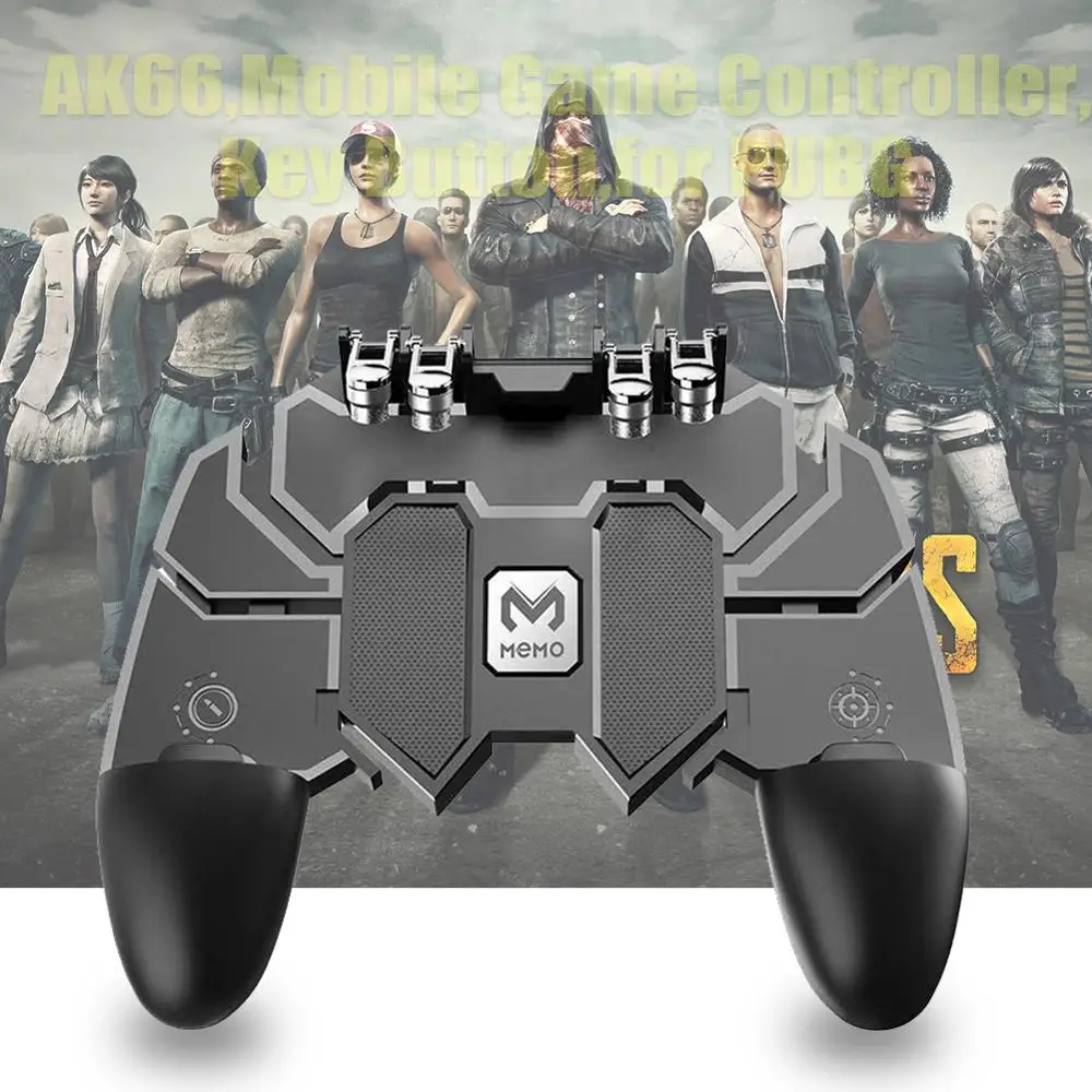 All-in-One Mobile Game Controller Gaming Pad Free Fire Key Button Joystick Gamepad L1 R1 Trigger Fo
