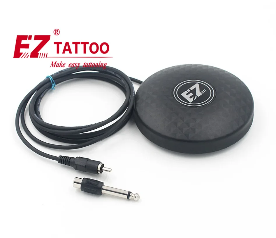 EZ Brand Tattoo Machine Foot Pedal Switch with RCA Power Adapter Foot