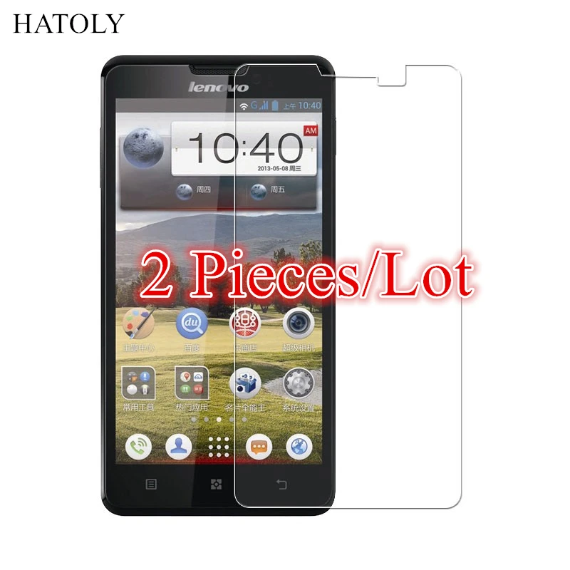 Стекло Lenovo P780 закаленное стекло для Защита экрана HD Защитная тонкая пленка HATOLY 2
