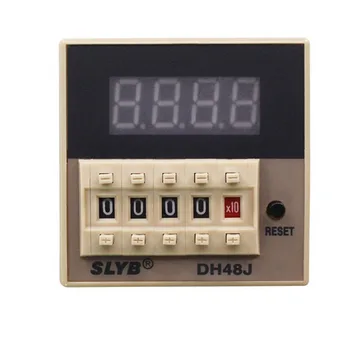 

New 220VAC DH48J Digital Counter Relay with 4-Digit counters