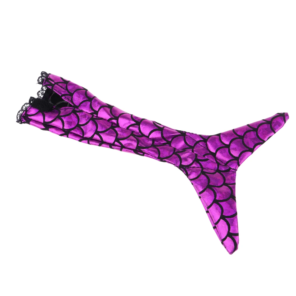   Popular Mermaid Dress Swimwear Bathing Suit For   Dolls Dress Up Purple