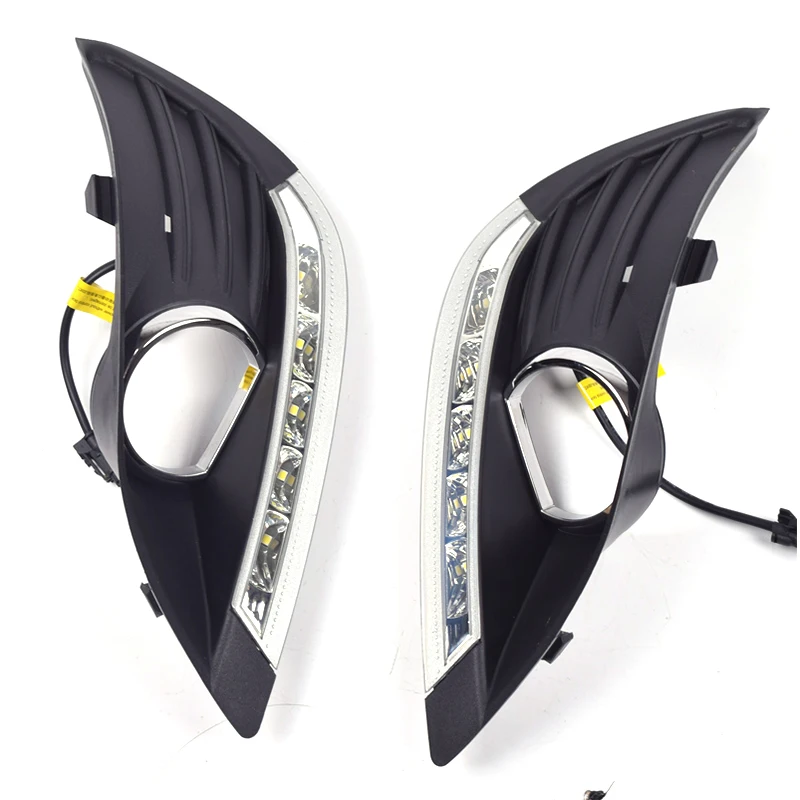 

Car LED DRL Daylight drl led Daytime Running lights fog lamp for Fords Focus 2 MK2 Sedan 2009 2010 2011 2012 2013 2014