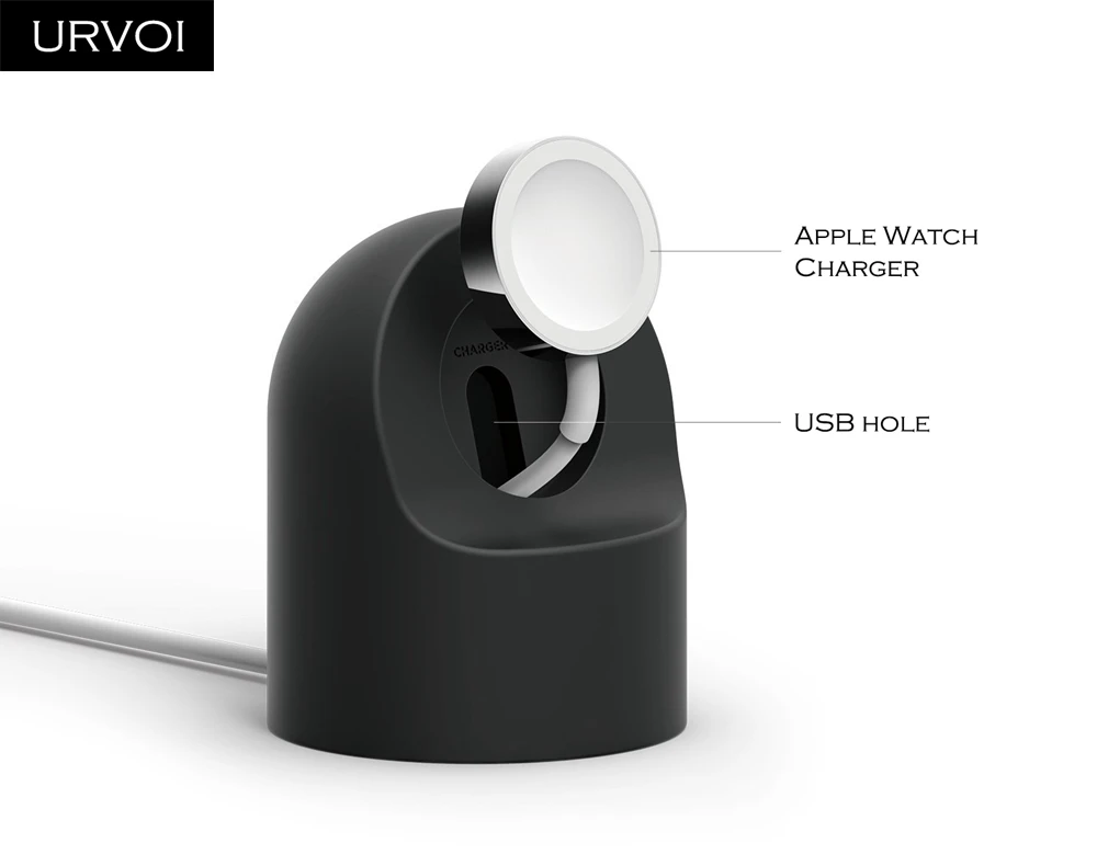 Держатель URVOI для apple watch тумбочка iwatch watchOS 5 Ремонтный держатель ПК домашняя