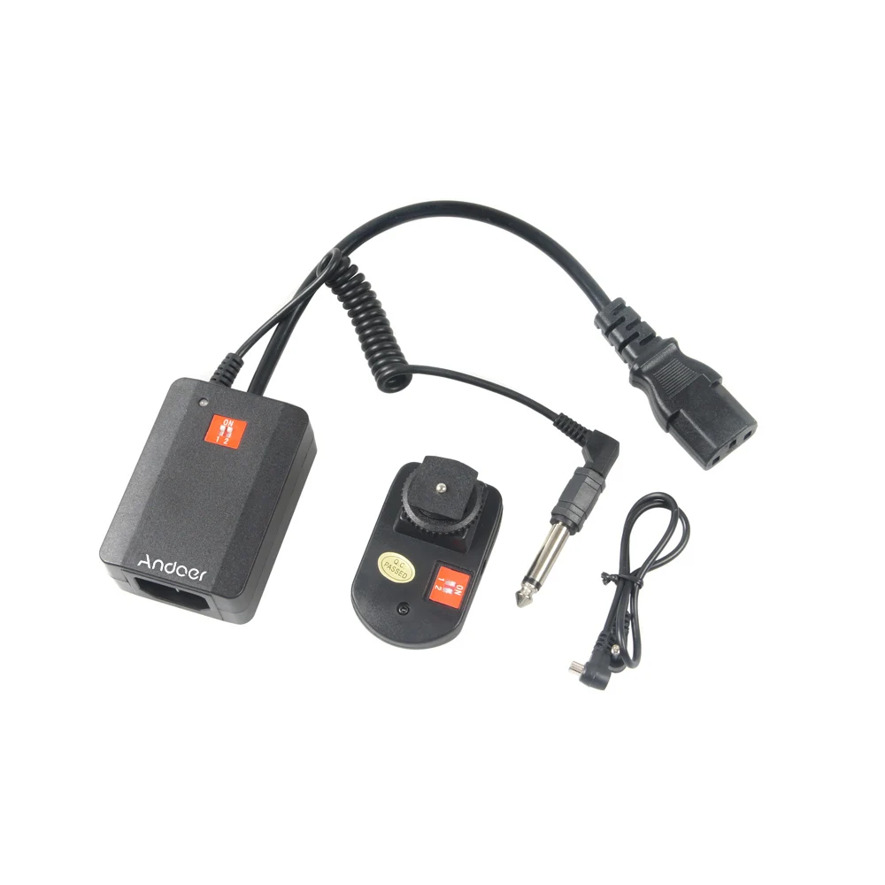 Andoer Studio Flash Trigger Set 4 Channels Wireless Radio for Strobe for Canon Nikon Sony DSLR
