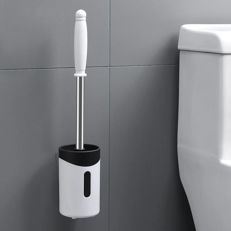 High Quality 1PC Toilet Long Brush Home Shower Room Accessories with Base Bathroom Scrubber Bent Cleaner Supplies Set High Quality 1PC Toilet Long Brush Home Shower Room Accessories with Base Bathroom Scrubber Bent Cleaner Supplies Set