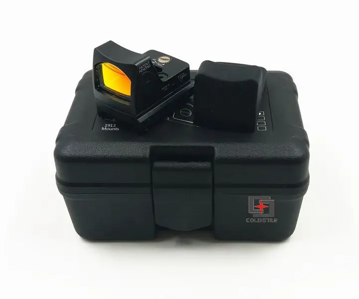 

Tactical Airsoft Shotguns Red Dot Scope Adjustable LED RMR Weapon Sight + Mini-mirror Holographic Sight +1913 & Glock Mount
