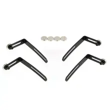 4 шт. RC автомобильный корпус крепления для 1:10 RC Гусеничный автомобиль осевой SCX10 90046 D90 аксессуары металлический l-кронштейн с магнитом