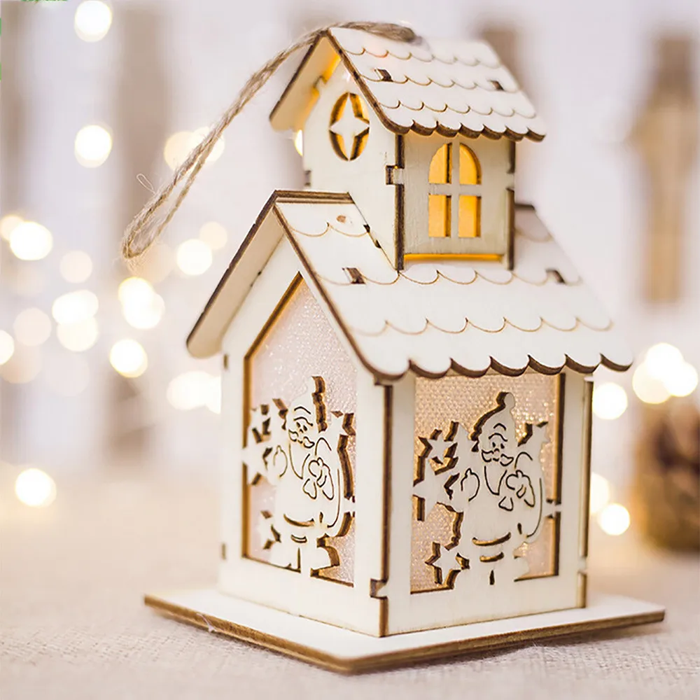 Рождественские украшения, светодиодный светильник, украшение для дома, бара, рождественской елки, Adornos De Navidad Luces, рождественские вечерние украшения для дома