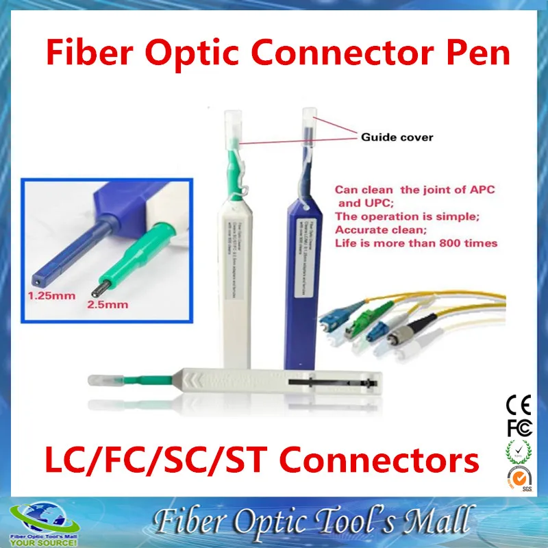 bilder für 10 teile/los Fiber Optic Einem Klick Reiniger Pen für LC/SC/FC/ST Stecker bilder für 10 teile/los Fiber Optic Einem Klick Reiniger Pen für LC/SC/FC/ST Stecker
