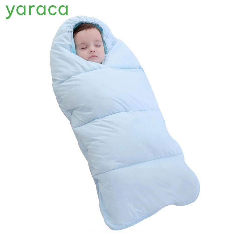 Baby Sleeping Bag Thick Warm Cotton Baby Swaddle For Newborns Solid