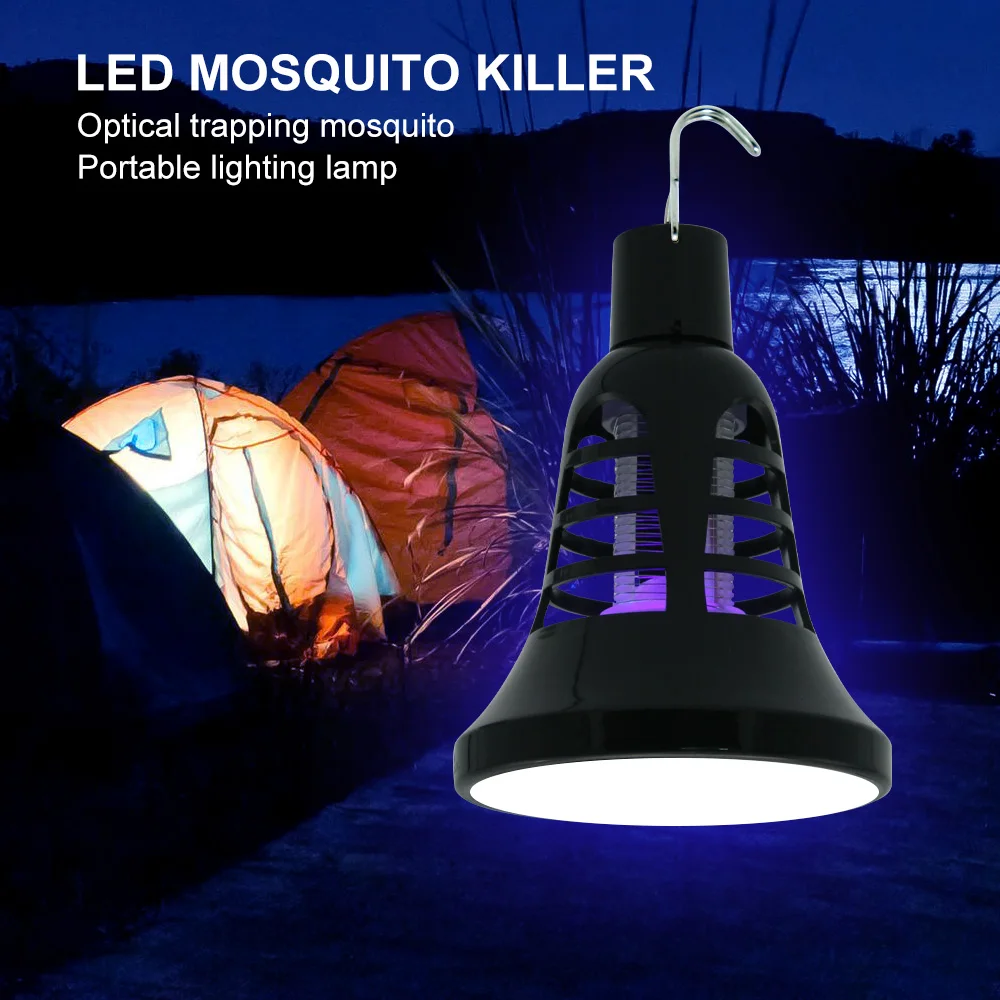 Mosquito Killer Lamp Outdoor DC 5V USB 8W LED Insect Killer For Home