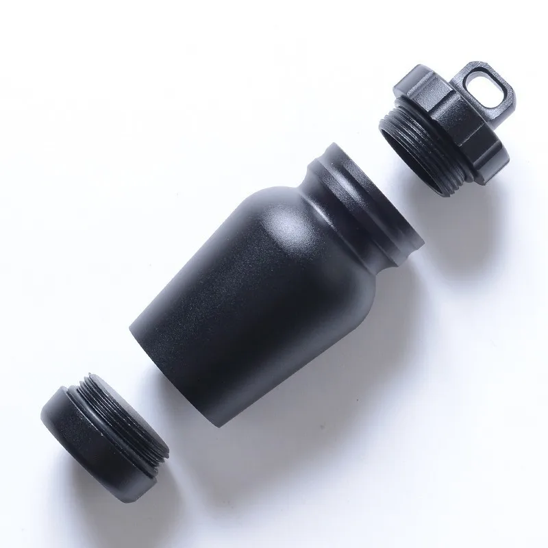 Mini EDC Survival Equipment Waterproof Box Emergency Medicine Bottles Outdoor Tool First Aid Container Storage (2)