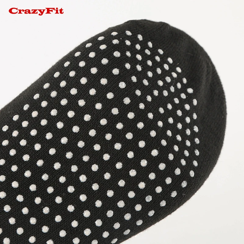 CrazyFit, носки для пилатеса, йоги, для взрослых женщин, Нескользящие, противоскользящие, для девушек, фиолетовые, для танцев, фитнеса, спортзала, хлопковые, для спорта, носки